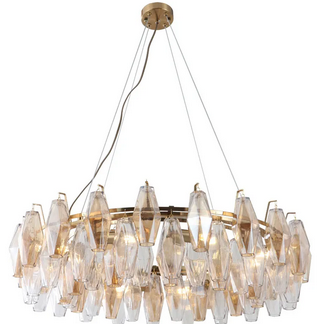 Introduksjon av Contemporary Villa Glass Chandelier