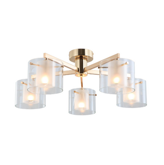 Er Gold Dual Glasses 5-Lights Flush Mount taklampe tilgjengelig?