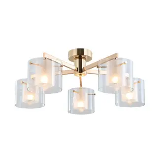 Er Gold Dual Glasses 5-Lights Flush Mount taklampe tilgjengelig?