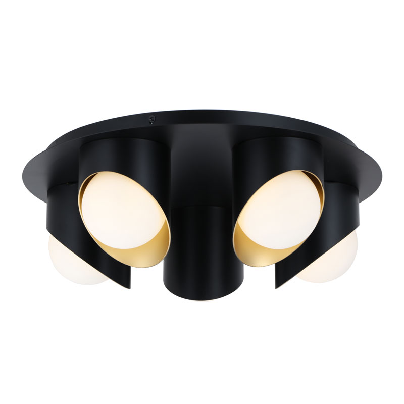 5 lamper Takmontert lampe