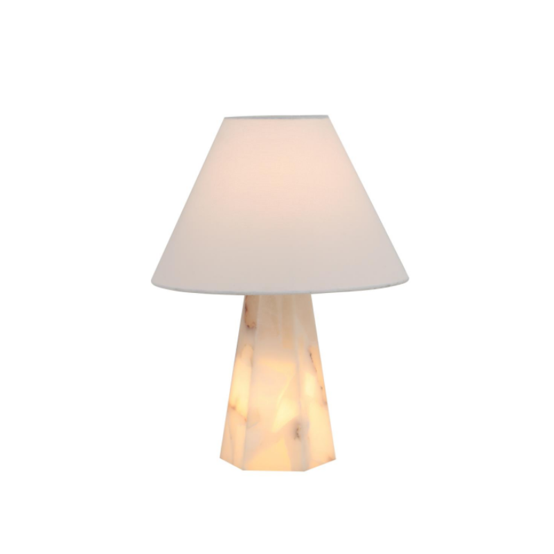 Alabaster bordlampe
