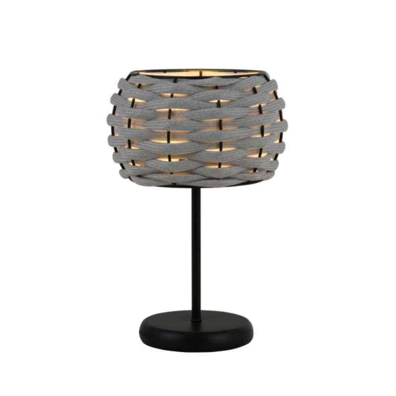 Flettet bordlampe