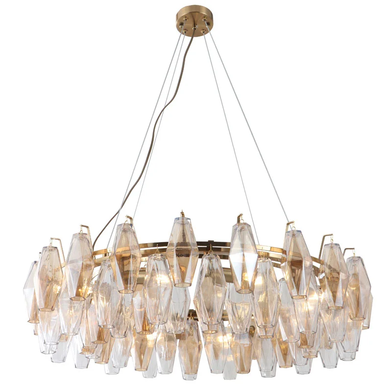 Moderne Villa Glass Lysekrone