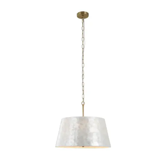 Håndlaget skjellskjerm 5-Lights pendellampe
