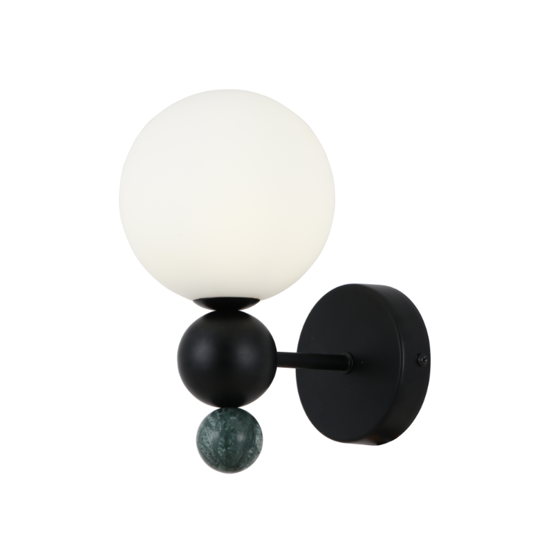 Marmor Globe Vegglampe