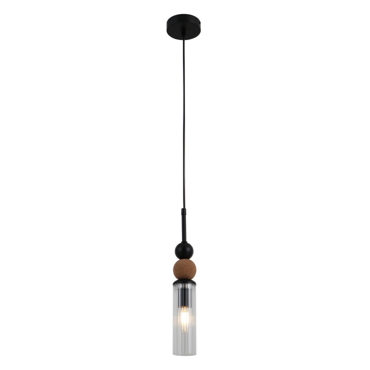 Minimalistisk Wood Ball Pendel Lampe