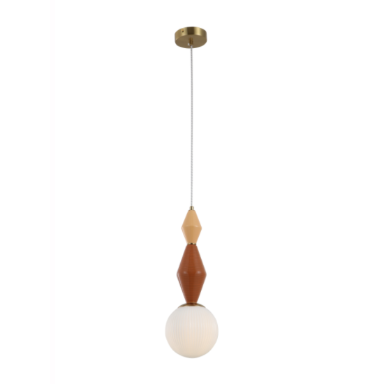 Moderne keramikk og glass E14 pendellys