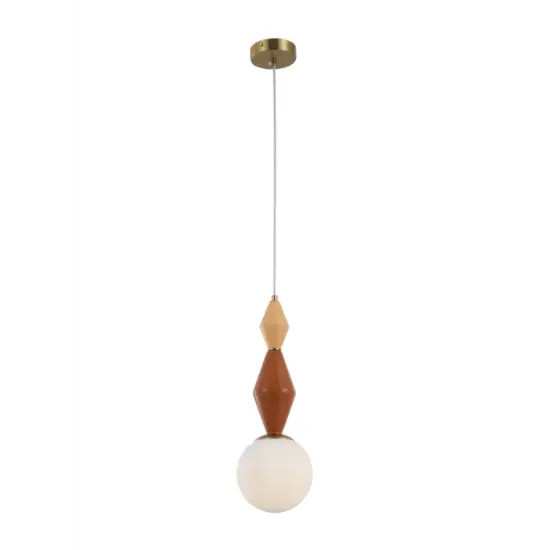 Moderne keramikk og glass E14 pendellampe