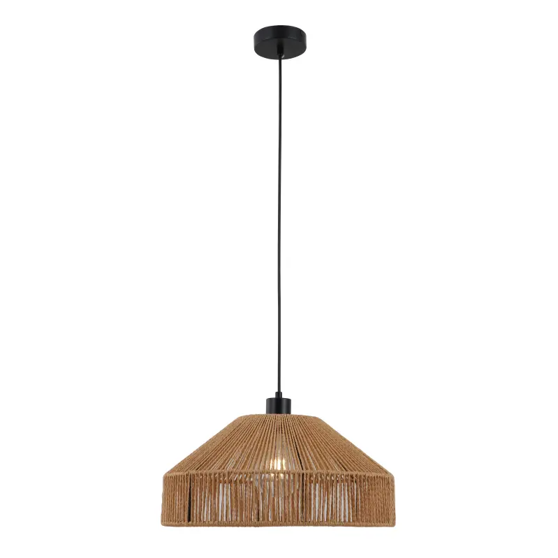 Rustikk jute pendelys