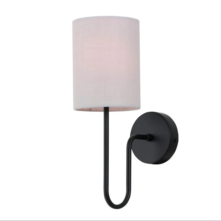 Slim Sylinder Shade Uplight Metal Wall Scone