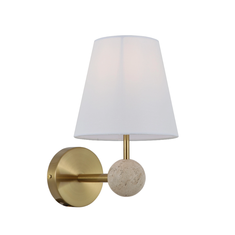 Travertin veggsconce